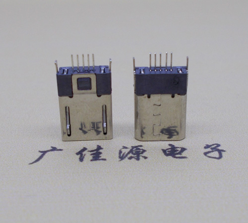 常平镇micro-迈克 插座 固定两脚鱼叉夹板1.0公头连接器