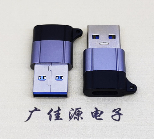 常平镇USB3.0A公对Type-C母口双用数据转接头